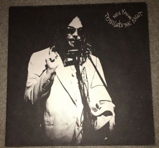 Neil Young Tonight’s The Night Lp (reprise Ms - 2221,  Orig 1975) Vg,  Vinyl Texture