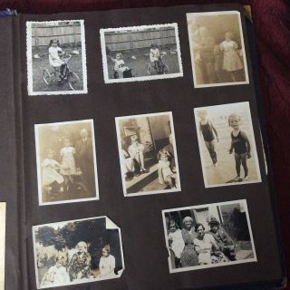 250 X Vintage Photos/photographs/1920/30/40’s In Album/family/social History Etc
