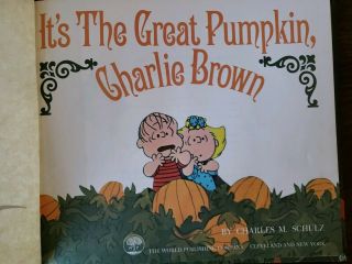 It ' s The Great Pumpkin Charlie Brown Charles M.  Schultz 1967 First Edition 3