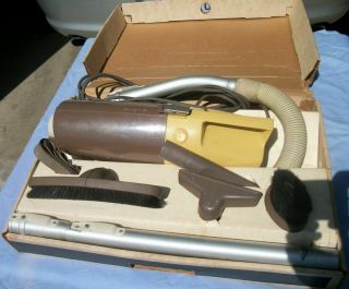 Vintage Mid Century Hoover Pixie Vacuum Cleaner Complete Boxed Mod: 2800