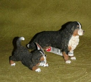 Schleich Female Bernese Mountain Dog,  16397 W/ Puppy,  16398 - Retired (2013)