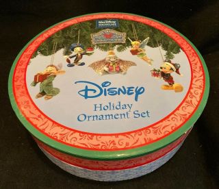 Disney Traditions Jim Shore Holiday Ornament Set Of 5