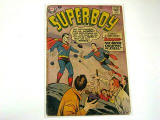 Superboy 68 (dc 1958) Origin,  1st App Bizzaro,  Key,  Great Presentation.