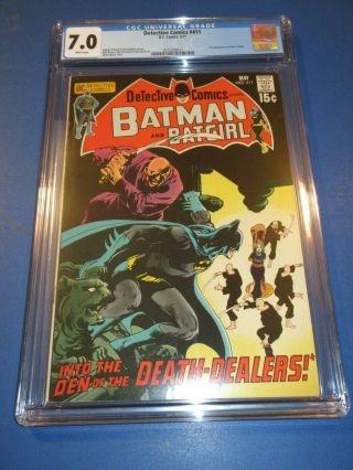 Detective Comics 411 1st Talia Neal Adams Batman Key Cgc 7.  0 Fvf Beauty Wow