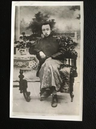 1920s Photo China Chinese Qing Dynasty Last Emperor Young Pu Yi 年轻溥仪