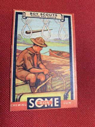 1933 Goudey Gum Boy Scouts - 26 Making An Eye Splice