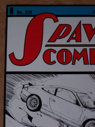 Spawn 228 - Todd McFarlane 1:25 Sketch Variant - NM/NM,  - Action Comics 1 Parody 2