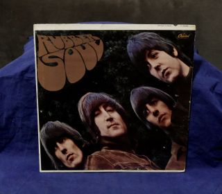 The Beatles Very Rare Lp Rubber Soul 1965 Usa 1st Press Mono