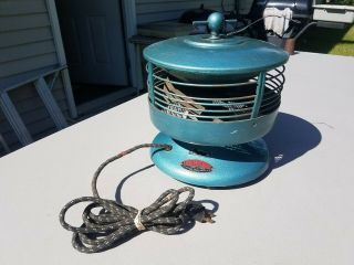 Vintage Mid Century Modern Art Deco Howard Industries Electric Cooling Fan