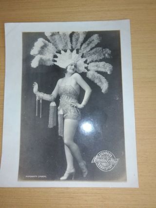 Vintage 1930s Photo Pin Up Girl Margarita Cavajal Of Trinidad And Bro 