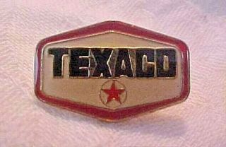 Vintage Texaco Promo Enameled Lapel Pin Pinback