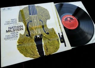 Bach / Vivaldi: Violin Concertos - Nathan Milstein Columbia Sax 5285 Ed1 Lp