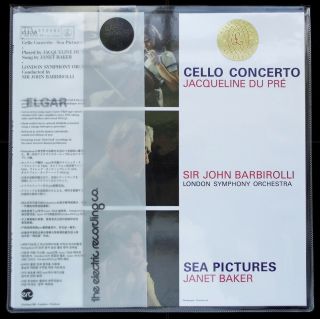 Elgar: Cello Concerto - Jacqueline Du Pre Electric Recording Co.  Erc Promo Lp