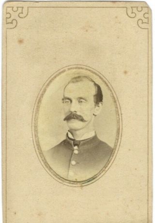 Identified Civil War Soldier Portrait Cdv 1860s 