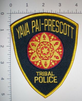 Az Arizona Yava,  Pai - Prescott Indian Tribe Native American Tribal Police Patch