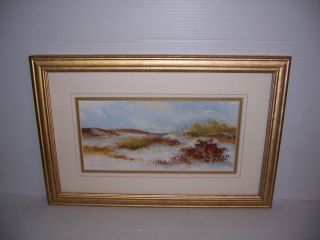 Vintage Framed Cape Cod Oil Painting By Raymond Essington (r.  E. ) Parsons