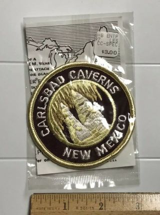 Nip Carlsbad Caverns National Park Chihuahuan Desert Mexico Round Patch