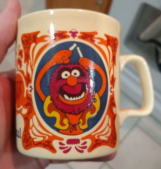 Muppets Animal Vintage Coffee Cup Mug Jim Henson Kiln Craft Made In England