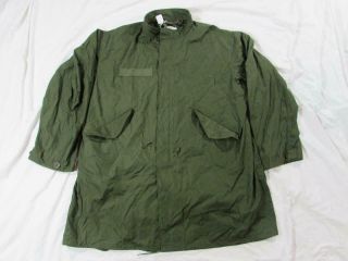 Vtg Nos 80s 1982 Us Army Sz Large Fish Tail Parka Field Coat Jacket M - 65