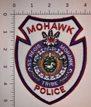 Ny York St Regis Mohawk Indian Tribe Reservation Tribal Police Patch