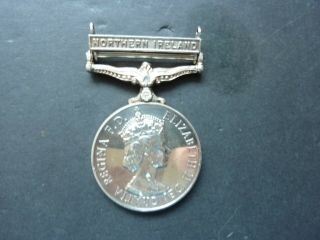 British Campaign Service Medal With Northern Ireland Bar