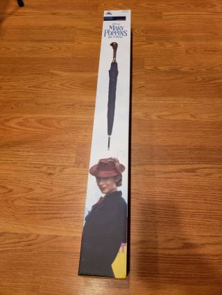 2018 Mary Poppins Returns Parrot Head Umbrella Disney Store Limited Edition