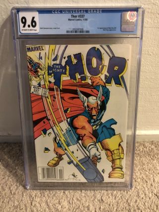 Thor 337 Cgc 9.  6 - First App Beta Ray Bill In Next Guardians Of The Galaxy