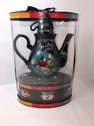 Disney Parks - Alice In Wonderland Large Teapot And Tea Gift Set -