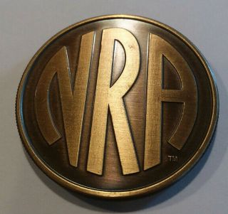Nra National Rifle Association Thomas Jefferson Bronze Challenge Coin