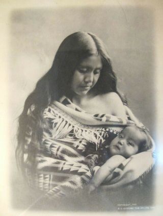 1905 B.  A.  GIFFORD THE DALLES OREGON INDIAN GIRL PHOTOGRAPH PRINT 2