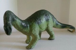 1988 Vintage 17 " Apatosaurus Dinosaur Toy Figurine Carnegie Safari Ltd.