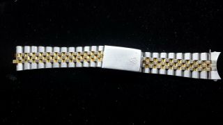 Vintage Rolex Band Watch 20mm Jubilee Bracelet Swiss Made S/g