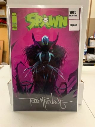 Spawn 299 Sdcc (san Diego Comic Con) 2019 Exclusive Signed By Todd Mcfarlane