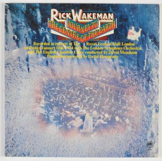 Rick Wakeman Journey To The Centre Of The Earth Vinyl Lp 1974 A&m Factory