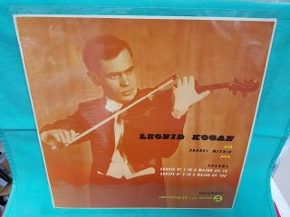 Leonid Kogan Brahms Violin Sonatas 1 & 2 Columbia 33cx 1381 Nm / Nm