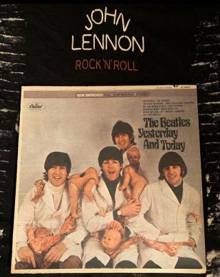Beatles Peeled Stereo Butcher Cover Yesterday And Today W/removed Slick & Record