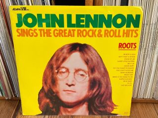 John Lennon Sings Great Rock & Roll Hits Roots Lp Beatles Adam Viii A8018