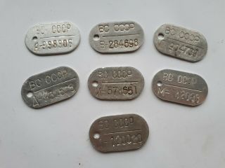 Dog Tag Id Soviet Army Russia Ussr Afganistan War Officer Old Military