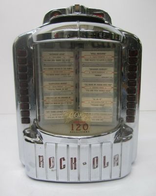 Vtg Rock - Ola Comet Fireball 120 Tabletop Song Selection Wallbox Jukebox Selector