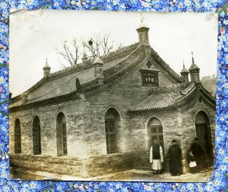 Modern Chinese Church? Building 1890s Early 1900s China Photo