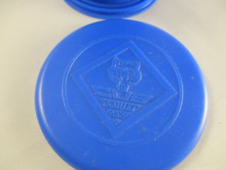 Vintage Official BSA Boy/Cub Scout Camping Blue Collapsible Plastic Drink Cup 2