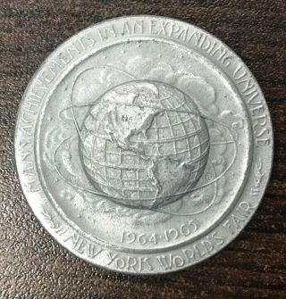 1964 - 1965 York Worlds Fair 300th Anniversary Coin Medal Medallion 38mm