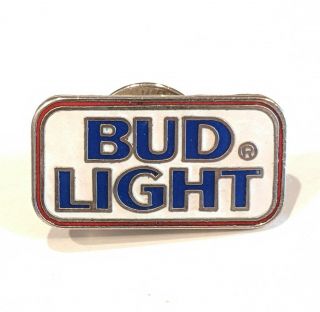 Bud Light 7/8 " Enamel Lapel Pin Pinback Vintage Combine