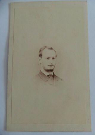 C.  1865 Cdv / Cabinet Photo - - Young Sir Thomas Jackson - Manager Hsbc Bank