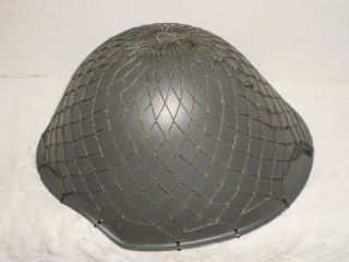 East German M56 steel helmet with liner and net 2