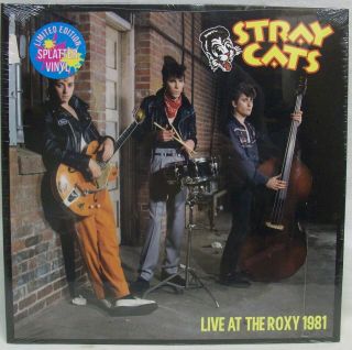 Stray Cats " Live At The Roxy 1981 " Lp Splatter - Vinyl Record (clo1353) Ltd