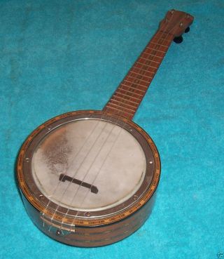 Vintage 4 String Banjo Uke Banjolele Likely A Harmony Kay Roaring 20 