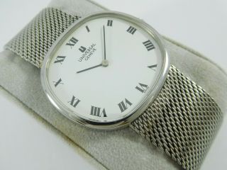 Universal Geneve White Dial Ref.  842125 Cal.  1 - 42 Swiss 34mm Vintage Watch