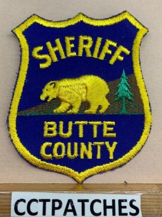 Vintage Butte County,  California Sheriff (police) Shoulder Patch Ca