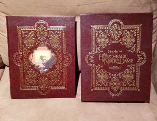 " Signed " Disney The Art Of The Hunchback Of Notre Dame Book Limited Collectors E